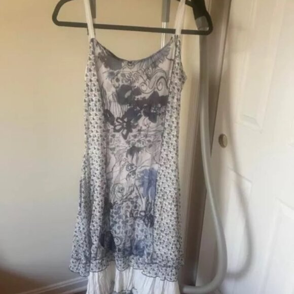 Me French Floral Ruffle Layered Dress & Matching Jacket, Size France 2/3 /US S/M - Picture 6 of 10